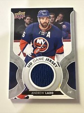 2017-18 UD Hockey Series 1 UD Game Jersey #GJ-AL Andrew Ladd New York Islanders