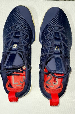 lebron 14 low navy blue