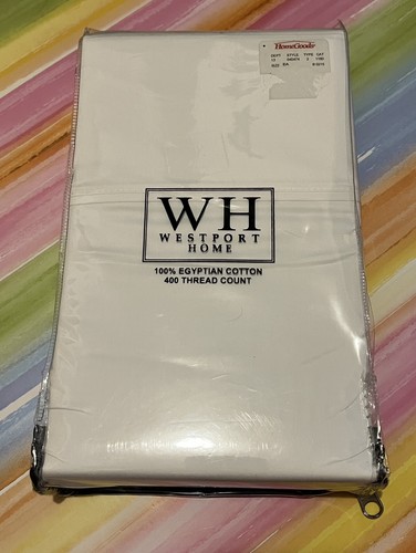 New Westport Home Egyptian cotton pillowcases 400 thread count standard/queen - 第 1/3 張圖片