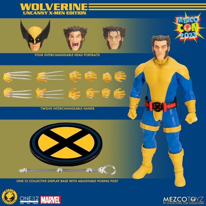 Mezco Toyz ONE:12 Collective: Wolverine Uncanny X-Men Mezco Toyz ONE:12 Collective: Wolverine Uncanny X-Men