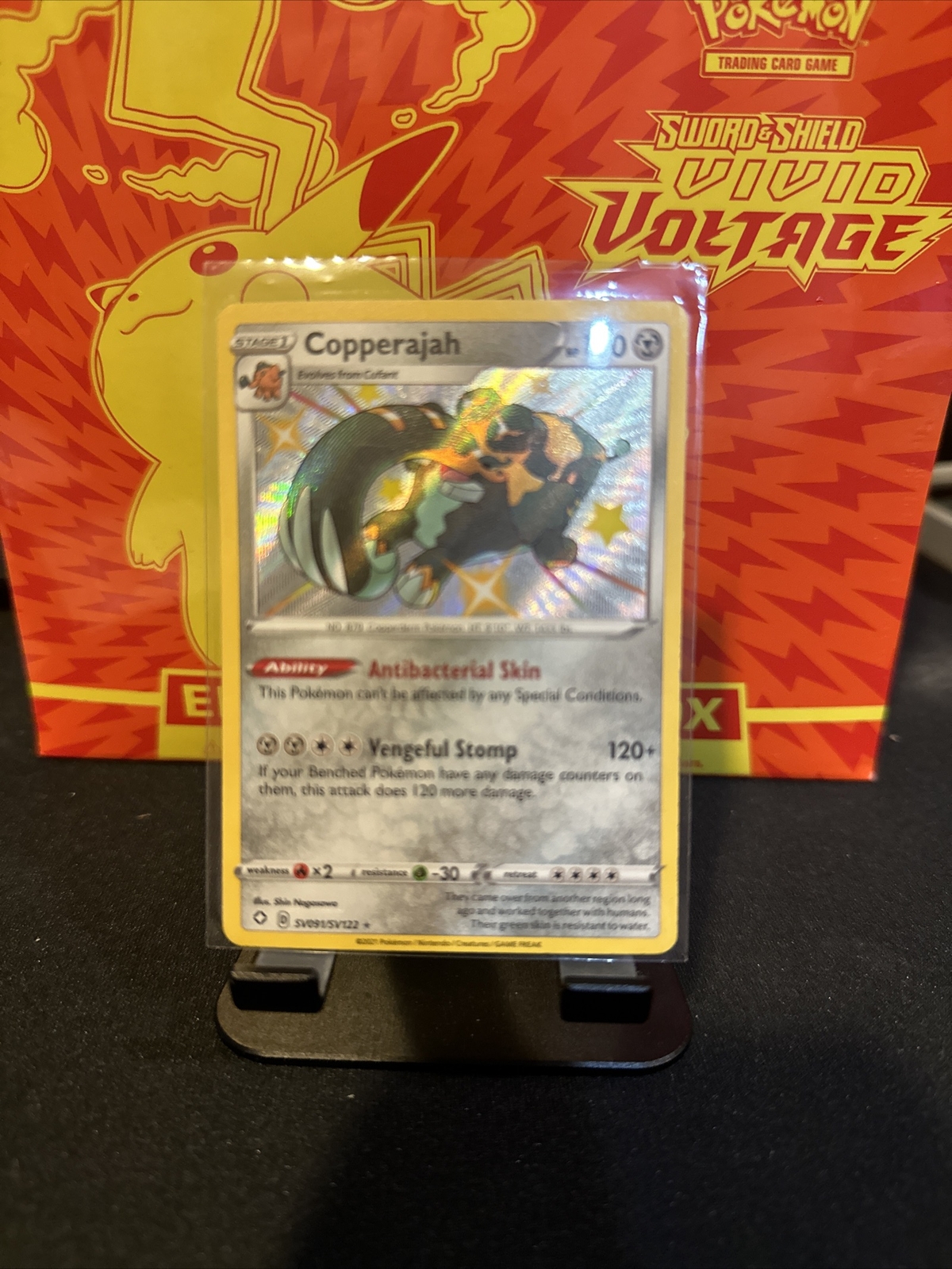 Pokémon TCG - Copperajah SV091/SV122 - Shining Fates Shiny Vault Baby Shiny NM