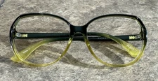 Zenni 262024 Adult Black/Yellow Full Rim Eyeglasses Frames 55-16-137-46mm G14