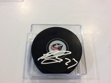 Ryan Murray Signed Hockey Puck Columbus Blue Jackets Autographed d