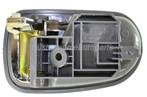 fits Mazda Inside Interior Inner Door Handle Left Driver Side Gray Chrome Foto 2 de 2