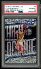 Stephen Curry Card 2018-19 Panini Threads High Octane Dazzle #6 PSA 10