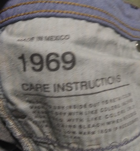 Gap 1969 Real Straight Medium Jeans 27/4 Size 31 - Picture 9 of 10