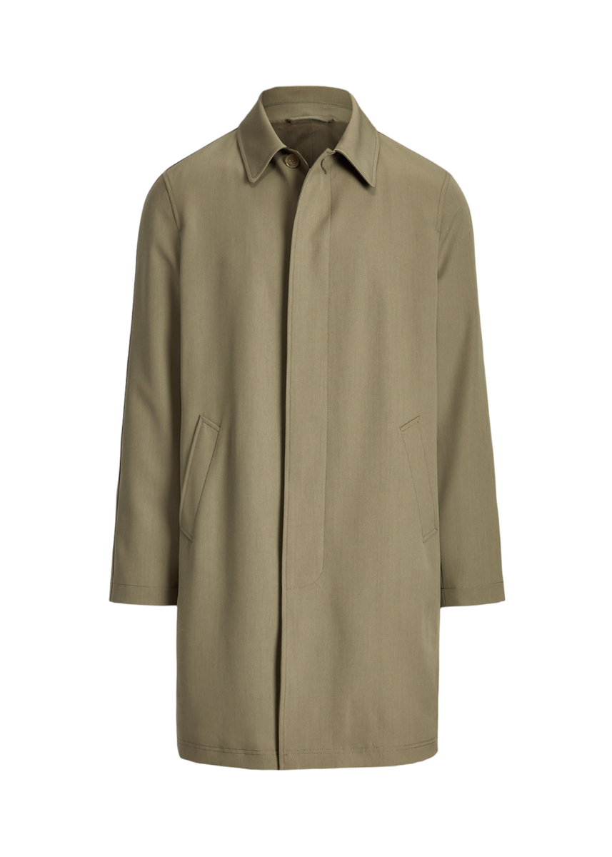 Ralph Lauren Purple Label Packable RL Travelwear Balmacaan Coat