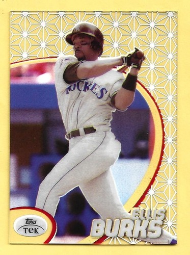 ELLIS BURKS 1998 Topps Tek #53 Pattern 44 Rockies