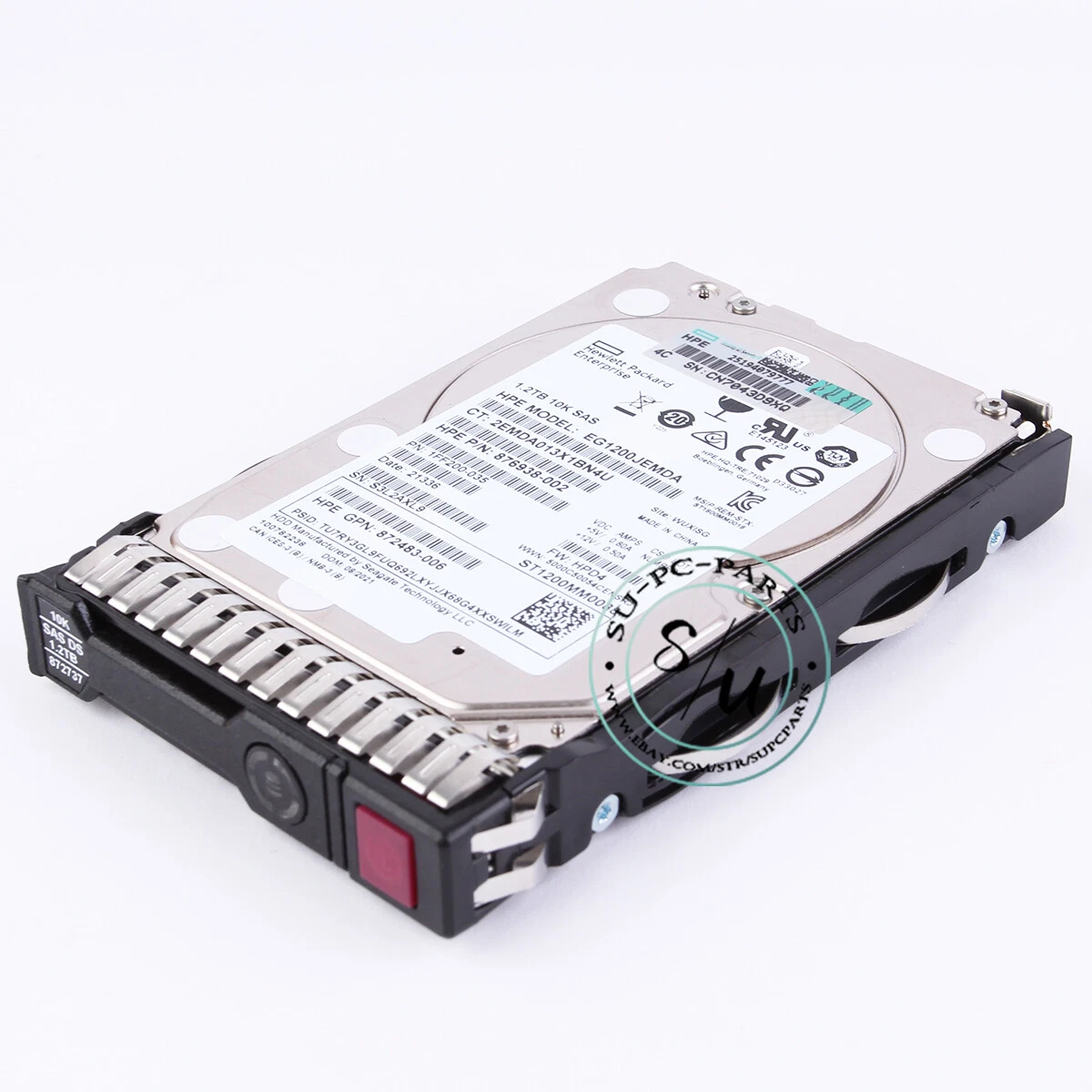 HPE 872479-B21 876938-002 872737-001 1.2TB 12G SAS 10K 2.5 SC ENT 