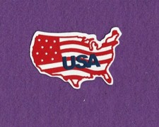 USA title die cuts scrapbook cards