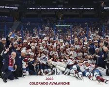 2022 Colorado Avalanche Team Hockey Nhl Stanley Cup Champs 8x10 PHOTO PRINT