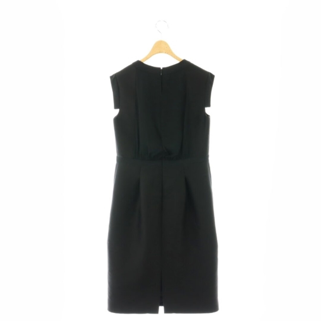 Vousetes Wool Silk Sleeveless Dress Long 36 Black HK Used Vousetes Wool Silk Sleeveless Dress Long 36 Black HK Used