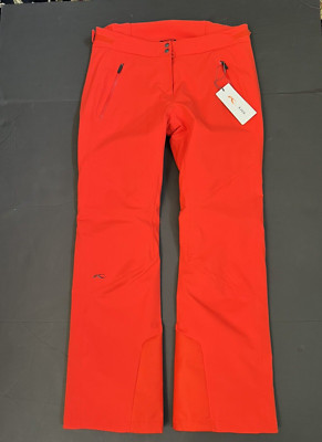 New Kjus Women's Size 10 /Euro 40 Formula Insulated Fiery Red Ski pants