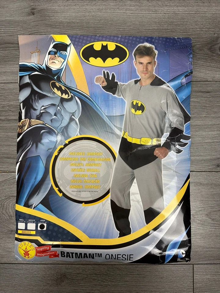 Rubie’s DC Comics Batman Mono Una Pieza Disfraz Hombre’s Talla Grande Foto 3 de 4