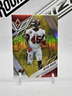 Devin White 2022 Panini Phoenix #66 YELLOW SSP /75 Buccaneers 
