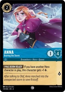 Anna - Braving the Storm 137/204 (Regular) Lorcana Ursula's Return NM