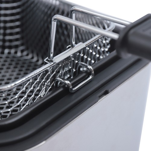 1KW 2.5L Electric Deep Fryer With Basket Small Fryer Stainless Steel Fish Fryer - Picture 6 of 13