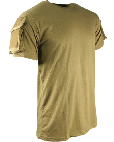 Kombat UK Tactical T-shirt Coyote Combat Cargo Mens Military Army Style Tee - Picture 2 of 9