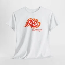 Vintage Rio Airways Unisex Tee, Retro Airline Tee, Aviation Shirt, Airplane