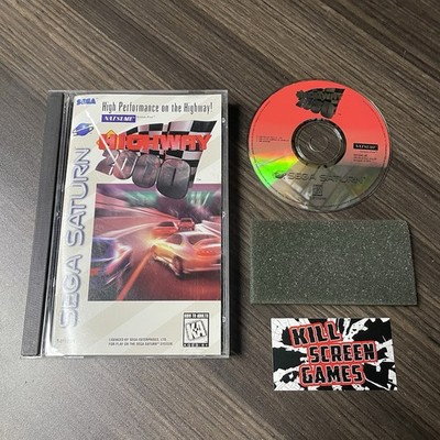 Highway 2000 Sega Saturn COMPLETE Disc + Case + Manual + Reg. Card