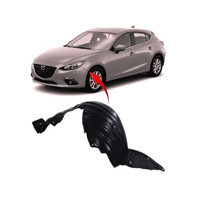 Front Left Driver Side Fender Liner For 2014-2018 Mazda 3
