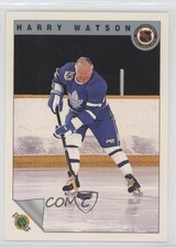 1991-92 Ultimate Original Six Blank Backed Promos Harry Watson HOF 0q3