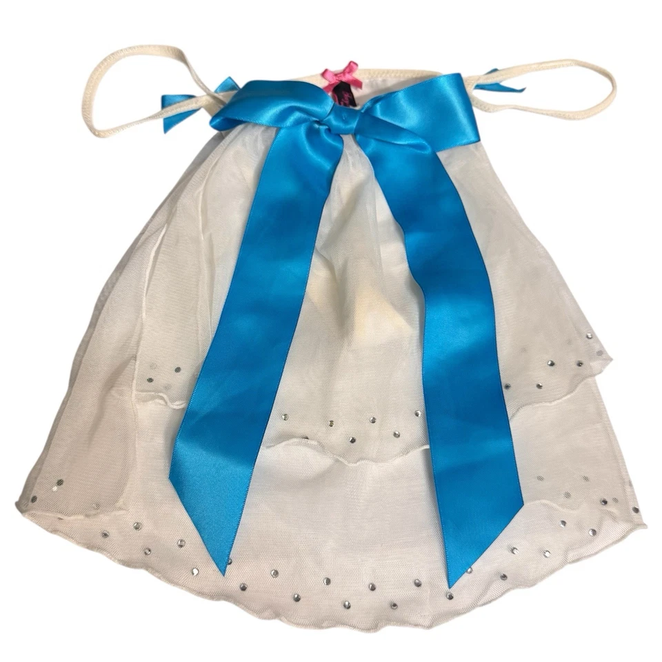 VICTORIA’S SECRET VINTAGE SEXY LITTLE THINGS TANGA DE SATÉN NOVIA LAZOS BRILLANTES Velo S Foto 2 de 3