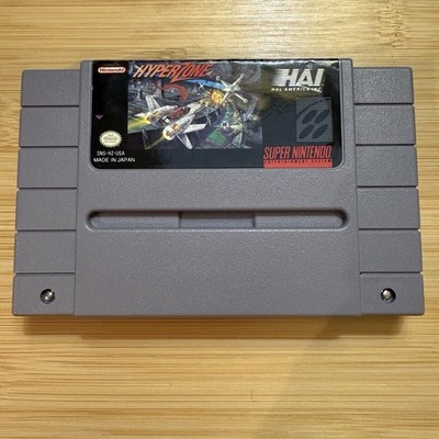 SNES   HyperZone   Shmup Starfox Shooter Super Nintendo Tested Clean