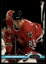 1991-92 Stadium Club Adam Creighton Chicago Blackhawks #89