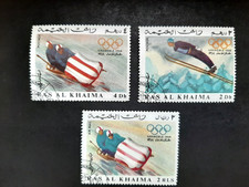 1967 VAE Ras al Khaima Mi-Nr. RK 210A 212A 215A Olympische Winterspiele Grenoble