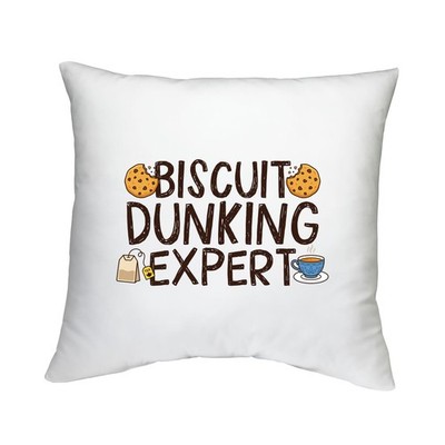 Biscuit Dunking Expert lustiges Teeliebhaberkissen Hausgeschenk - 40 x 40 cm