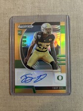 2020 Prizm Draft Picks Troy Dye RC Auto 106/149 Gold Prizm #228 Oregon