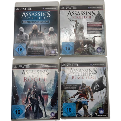 Assassin's Creed 3 & Heritage & Rogue & Black Flag Bundle - Sony PlayStation 3 - Bild 1 von 4