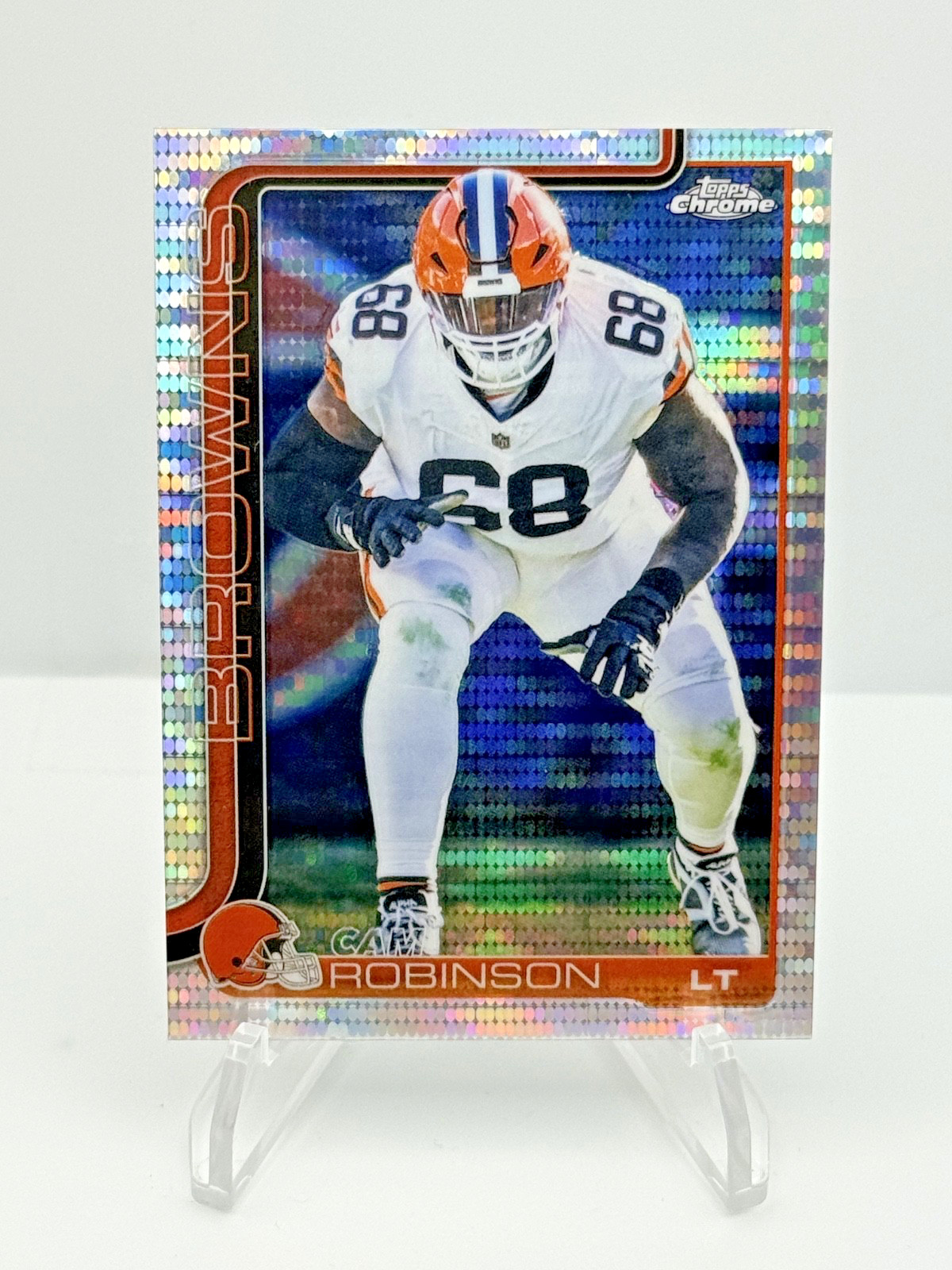 2025 Topps Chrome - Cam Robinson #124 Pulsar Refractor