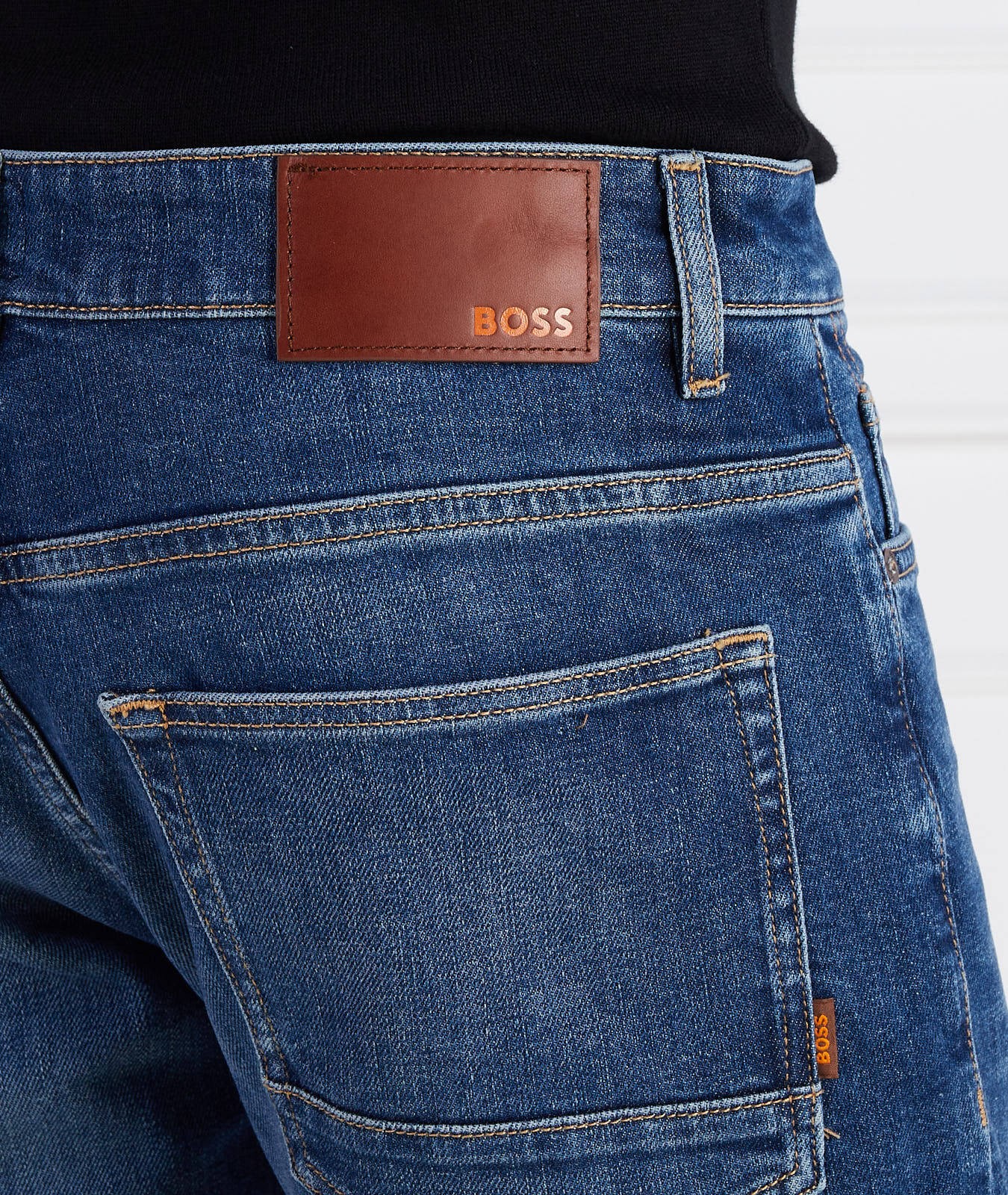 HUGO BOSS $148 men's Comfort-Stretch Delaware Slim Fit Jeans size W34 x L34 NEW thumbnail 5