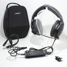 Excellent Bose A30 Bluetooth Aviation ANR Headset -Lemo w/ Dual Plug GA Adapter