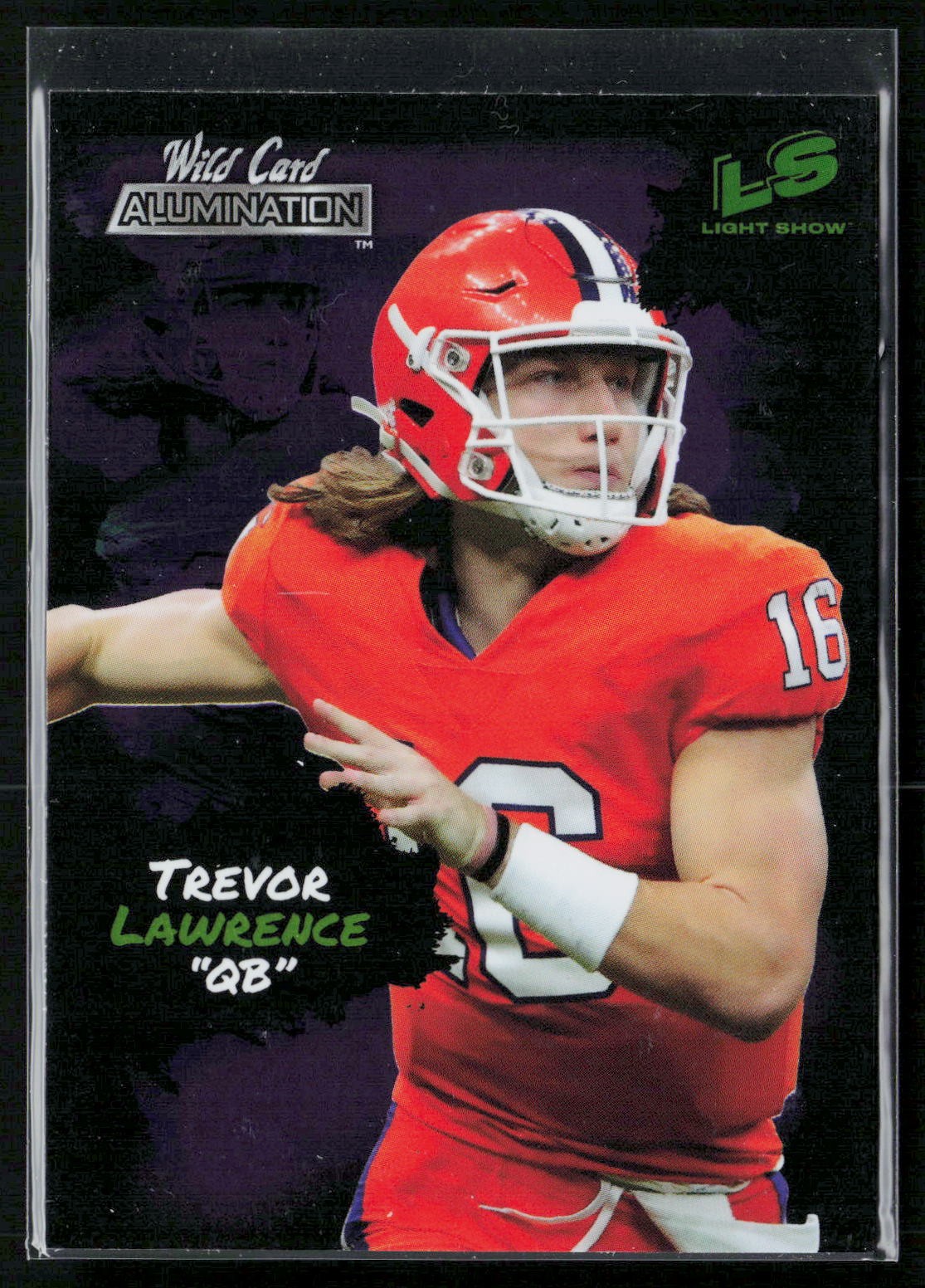 Trevor Lawrence Wild Card Alumination Light Show #LS1 Purple