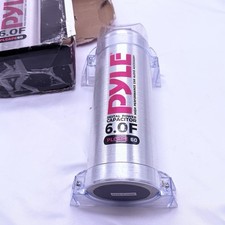 Pyle 6.0 Farad Digital Power Capacitor-High-Performance Car Audio Accessory