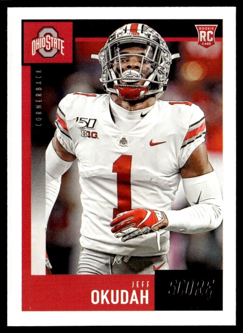 Jeff Okudah Panini Score #333 Base