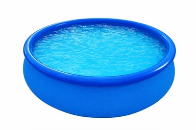 Quick-Up-Pool rund blau 244 x 76 cm Planschbecken Aufstellpool Swimmingpool