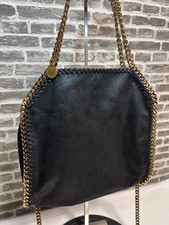 Stella mccartney falabella Mini Shoulder bag medium Tote Black Gold UK 123864