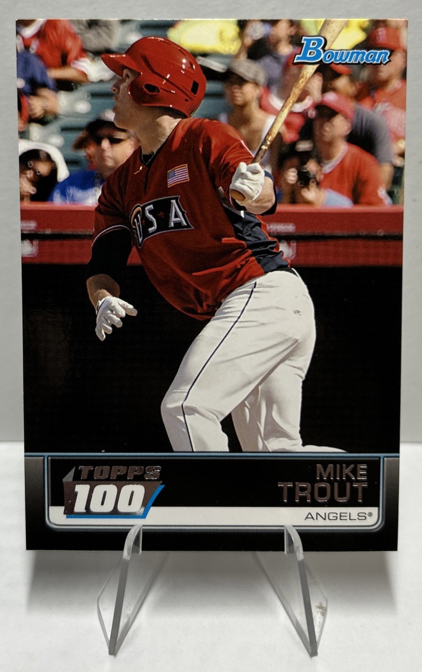 Mike Trout 2011 Bowman Topps 100 RC CARD#TP90
