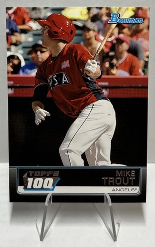 Mike Trout 2011 Bowman Topps 100 RC CARD#TP90
