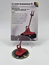 Marvel Heroclix ALL-BLOOD THE NECROSPEAR - 040 - SUPER RARE Equipment Venom Set