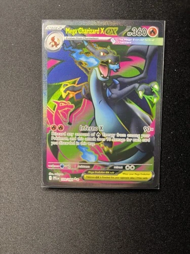 Mega Charizard X ex 109/094 UR UItra Rare Pokemon Phantasmal Flames PFL