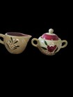 Vintage Stangl Pottery Sugar & Creamer Set Magnolia Pattern  — photo 6