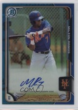 2015 Bowman Chrome Prospects Blue Refractor /150 Milton Ramos #BCAP-MRA Auto 0x1