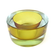SEGUSO VETRI D'ARTE Glas Aschenbecher wohl Francesco Andolfato Design Sommerso