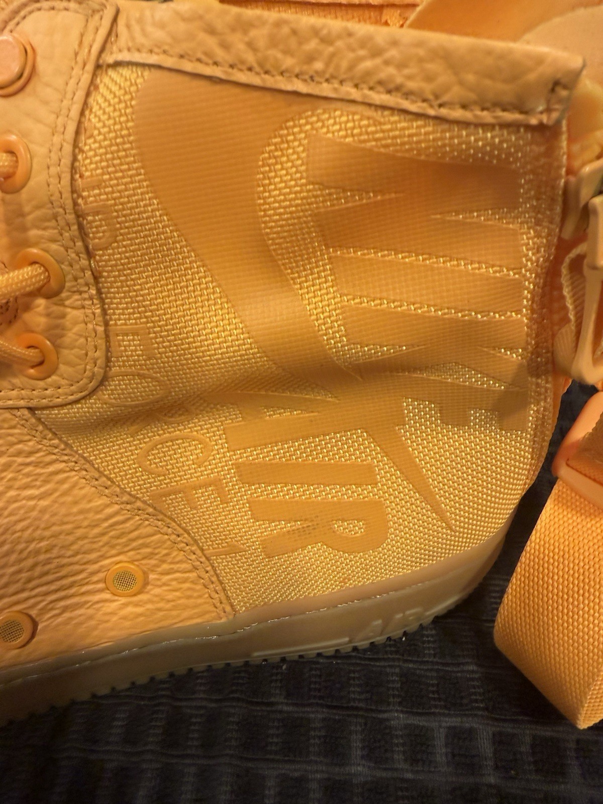 Nike SF Air Force 1 Mid OBJ Laser Orange Men’s Size 13 Odell Beckham 917753-80 thumbnail 2