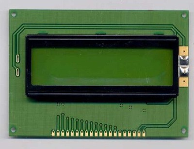 DV-20208 HD44780-compatible 20x2 5x7 dot matrix character LCD with YELLOW-GREEN